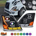 Chrome Housing Headlight and Amber Corner Signal Lamps for Ford Explorer (1995–2003)