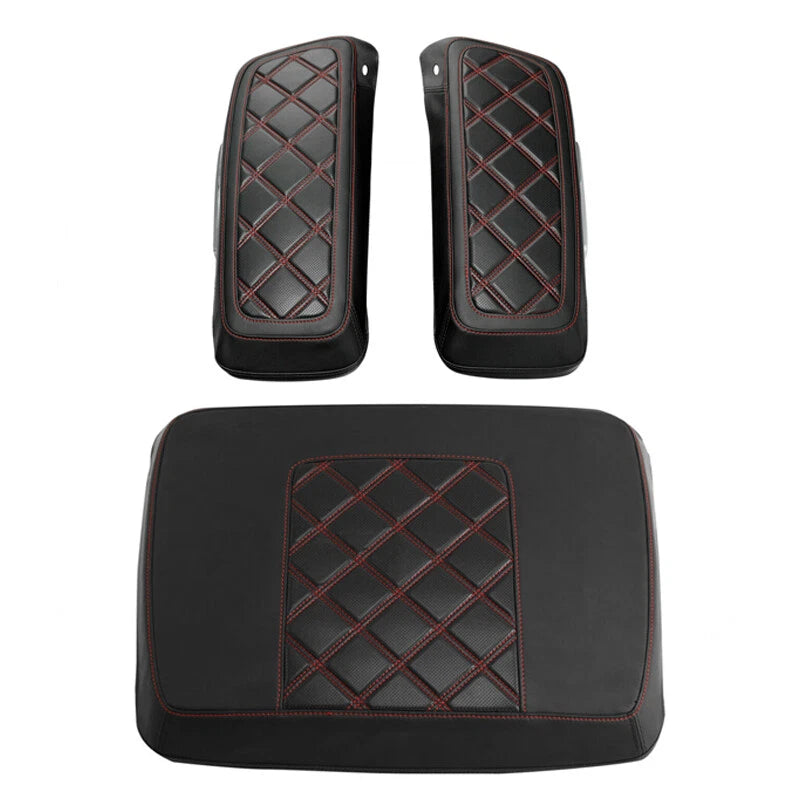 Hard Saddlebags Trunk Lid Covers for Harley Touring Road Street Glide (2014–2023)