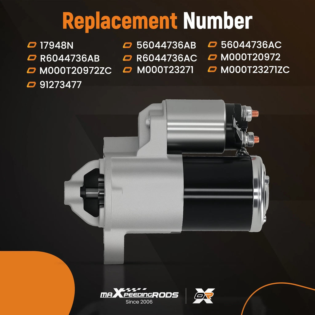 Starter Motor for Ram 1500 Classic 5.7L (2019–2020) 17948N R6044736AC