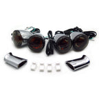 4X Chrome Turn Signal Lights for Harley Sportster Iron 883 (2004–2023)