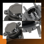 Pair Rear Wheel Bearing for Chevrolet Cruze (2016–2019) L4 Sedan Hatchback