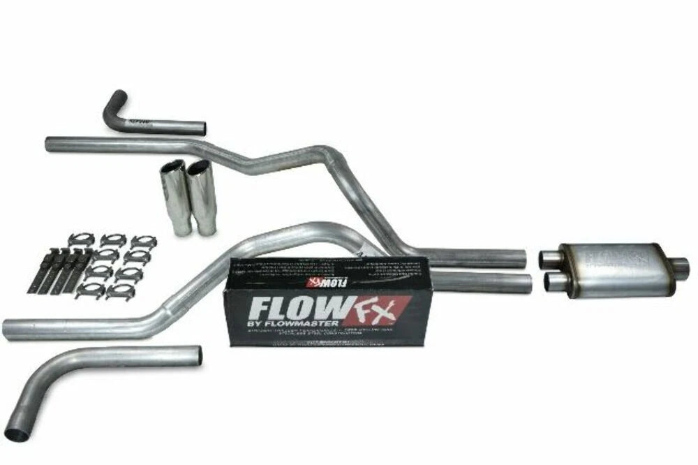 2.5" Dual Exhaust Kit for Chevy GMC 1500 (2019–2025) - Flowmaster Flow FX