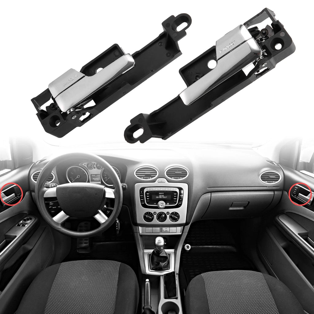 1 Pair Interior Door Handle for Ford Fusion (2006–2012) 6E5Z5422600-AA