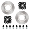 2 Front Wheel Hub & Brake Disc Rotor for Suzuki Vinson 500 (2002–2003)