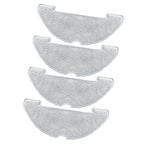 Set of 4 Microfiber Mop Cloths for VONKO S6 Pro (Robot Vacuum)