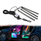 RGB Music Voice Control Floor Atmosphere Light for Car