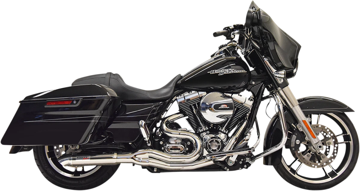 Bassani 2:1 Exhaust for (1F68C) - Chrome