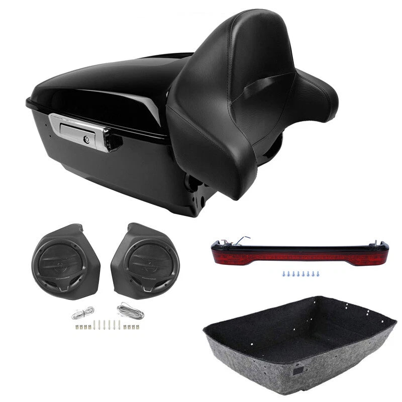 Backrest Pad Speakers for Harley Touring Road Glide (2014–2026)