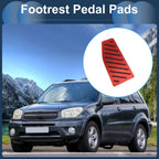 Footrest Pedal Pad Cover for Toyota RAV4 (2019–2023) - Red