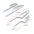 Stainless Window Door Lift Lock Overlay Frame Cover for Honda Civic (2016-2021)