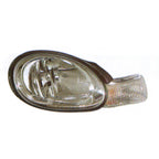 Replacement Passenger Side Headlight Assembly with Chrome Bezel for Ford