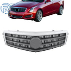 Mesh Upper Grille for Cadillac ATS (2013–2014) Dark Gray Matte Frame