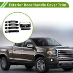Exterior Door Handle Cover Trim for Chevrolet Colorado (2015–2023) Black