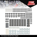 216pc Front End Sheet Metal Hardware Kit for Camaro Chevelle Nova Impala