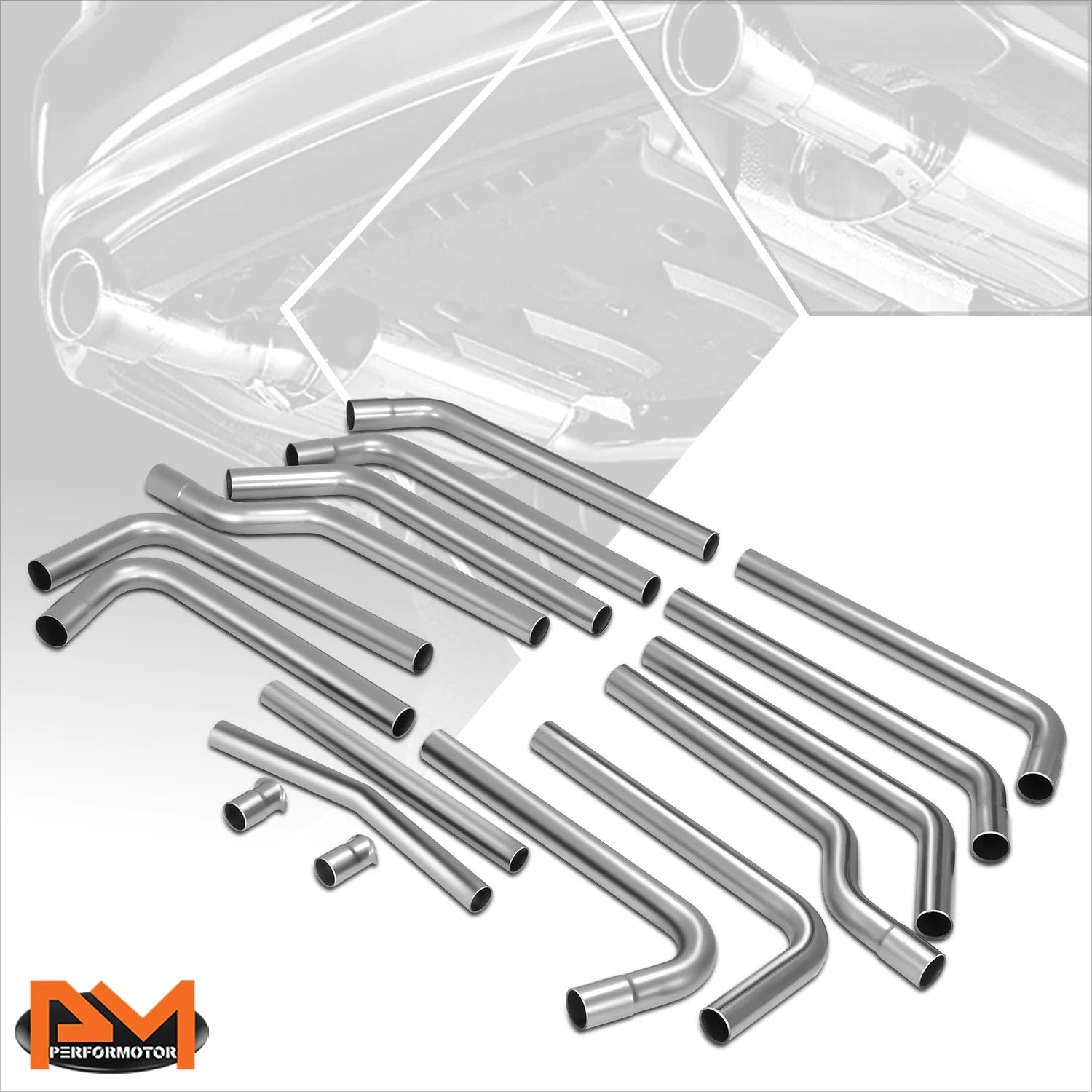 16X Slip-Fit Exhaust Pipes for (2.5" Mild Steel)