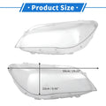 Front Left & Right Headlight Lens Covers for BMW 740i