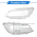 Front Left & Right Headlight Lens Covers for BMW 740i