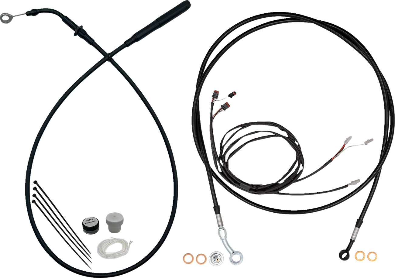 EZ Install Kit for Harley Davidson (16" Handlebars, Upper Clutch)