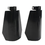 7.2x4 in Memphis Shade Coffin Cut Hand Guard for Harley Dyna, Sportster