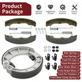 Front & Rear Brake Shoes Kit for Honda Rancher 400 TRX400FA/FGA (2004–2007)