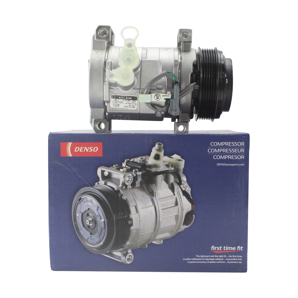 A/C Compressor and Clutch for Chevy Silverado 3500 GMC Sierra 1500 (V6)