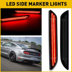 Rear Side LED Marker Lights for Ford Mustang (2015–2022) - Smoked Tint