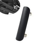 Universal Exhaust Muffler Pipe Heat Shield Cover for Motor Black/Silver
