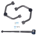 Set of 2 Upper Control Arms + Track Bar for Cadillac Escalade (2002–2006) 2WD/4WD