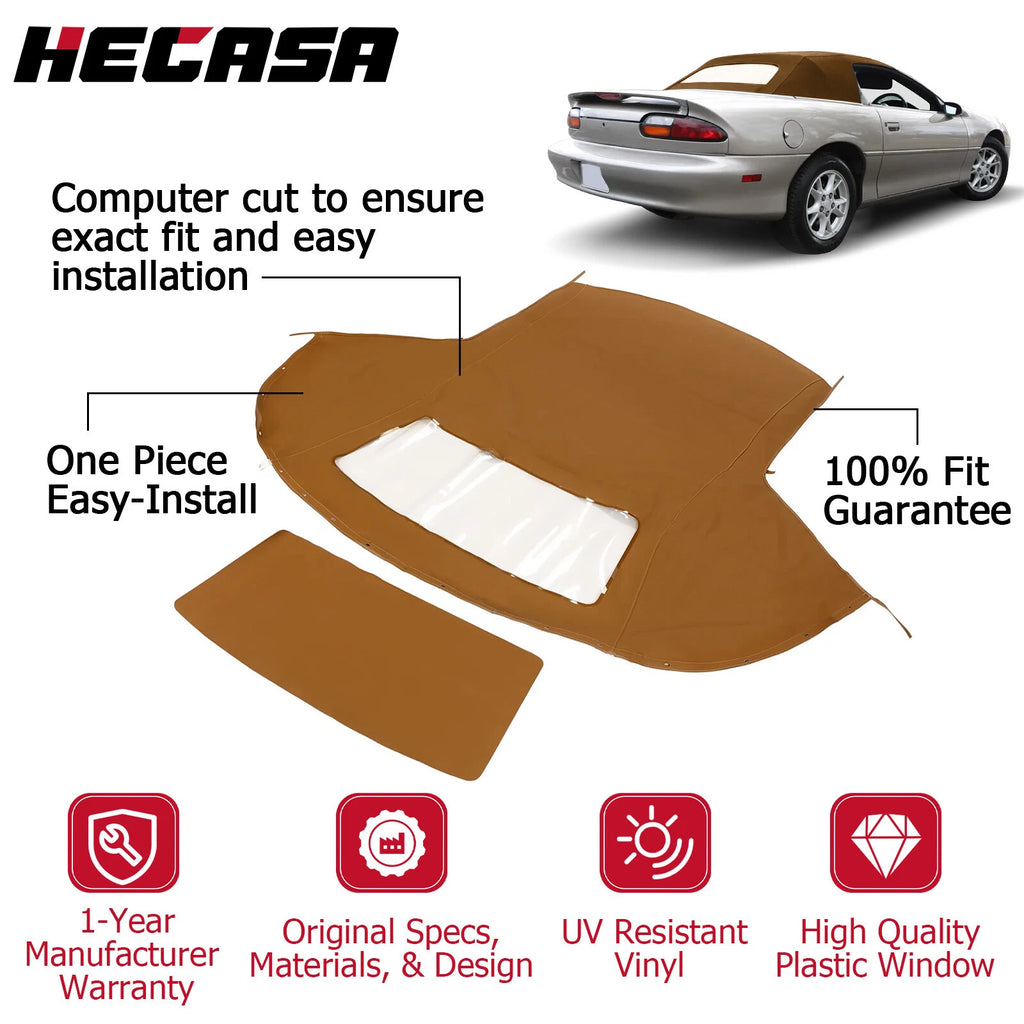 Soft Top Set for Chevrolet Camaro Pontiac Firebird (1994–2002)