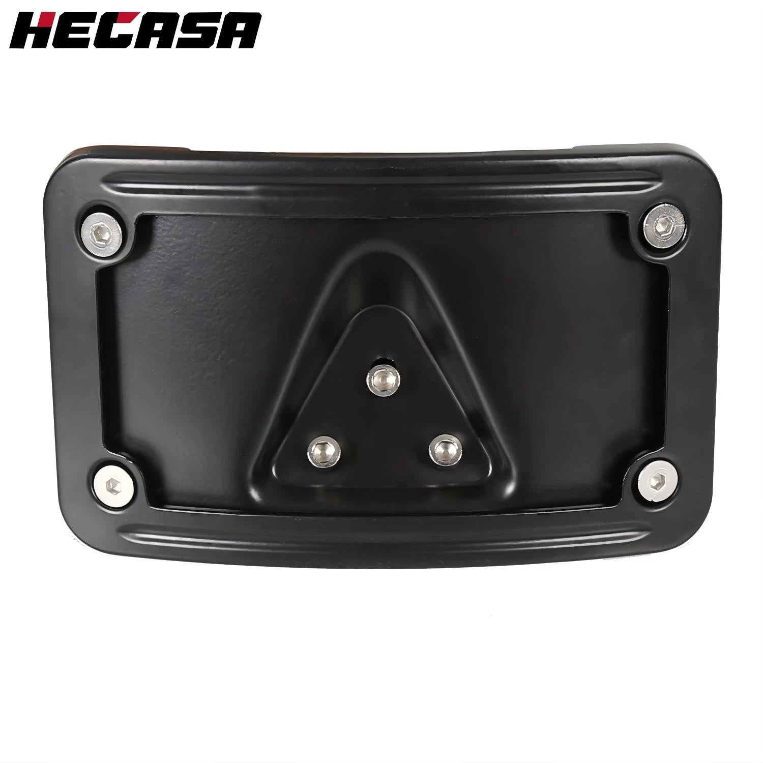 Curved Laydown License Plate Mount Bracket for Harley Dyna Softail Sportster