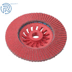 Set of 10 Ceramic Flap Sanding Discs for Angle Grinder (4-1/2")