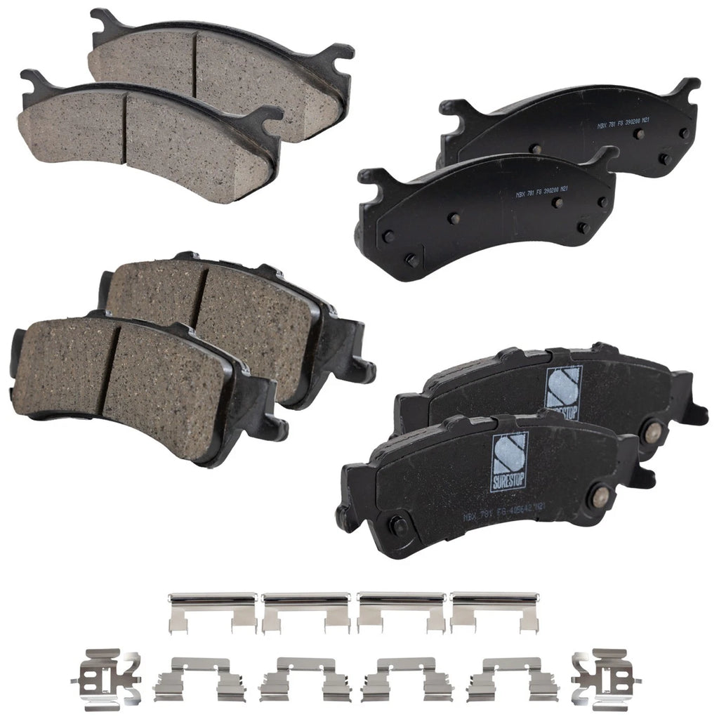 Brake Pad Set for Chevrolet Silverado 1500 GMC Sierra 1500 (1999–2006)