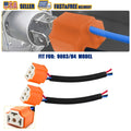 Extension Wire Pigtail Harness for H4 9003 Headlight Bulb (2X)