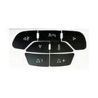 Steering Wheel Navigation Radio Button Sticker Decal for Chevy Silverado 1500