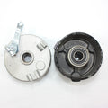 3 Stud Drum Brake Housing Wheel Hub + Shoes for 110cc 125cc Quad ATV (N/A)