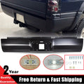 Black Rear Bumper Roll Pan with LED Light for Dodge Ram 1500 2500 3500 (1994–2001)