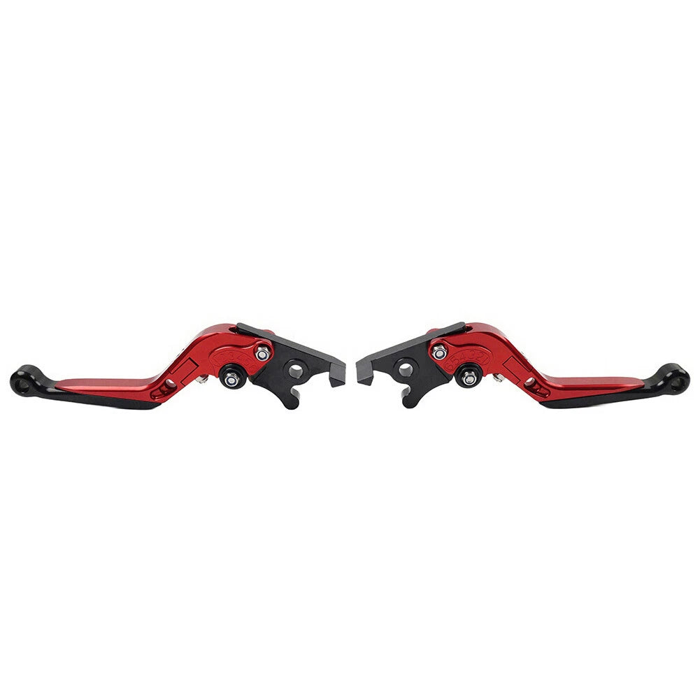 Extendable Brake Clutch Levers for Kawasaki Z650 Z900 Ninja650R (2017–2022) Red