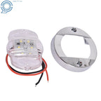 2X 3" Round LED Stern Transom Lights for Marine Boat
