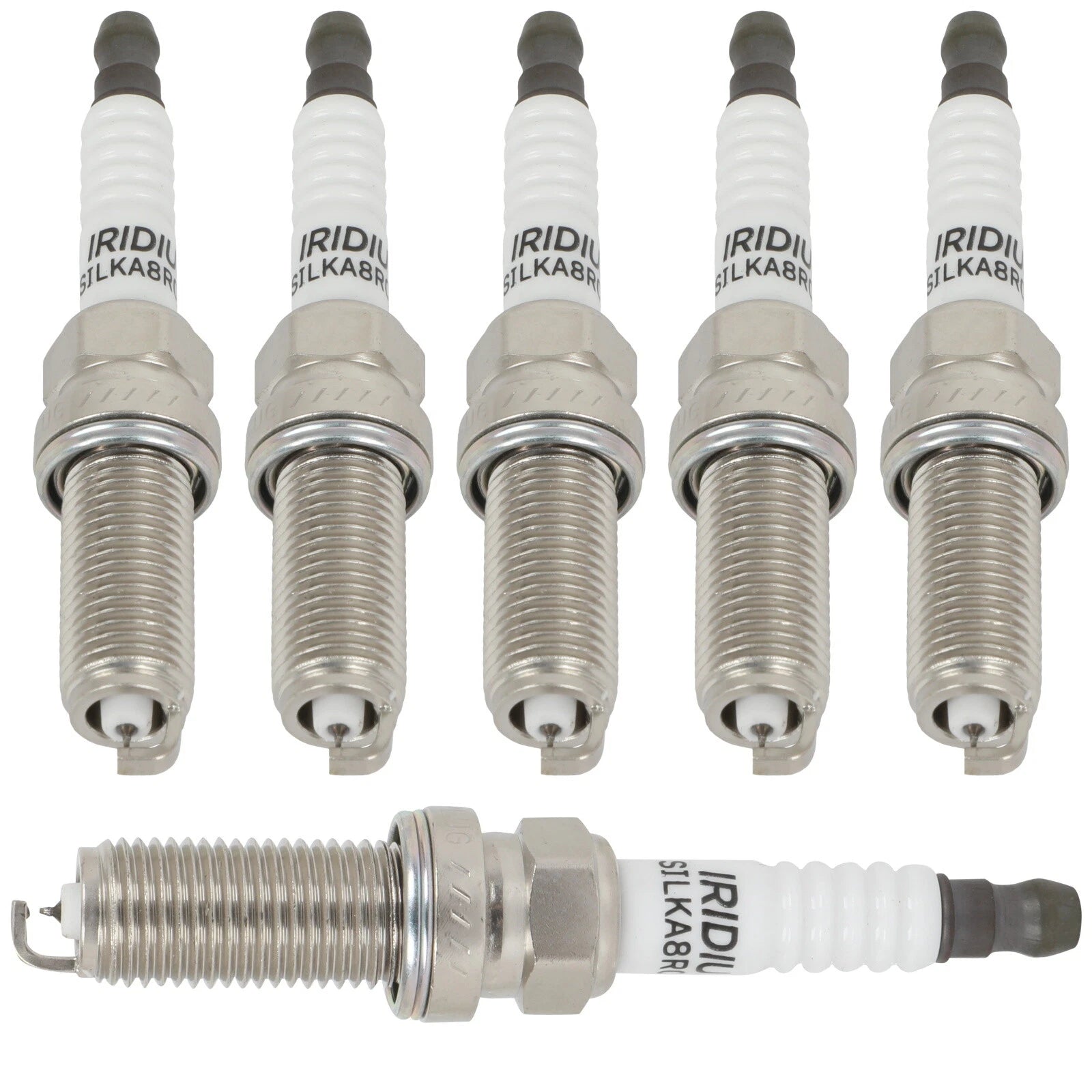 Set of 6 Iridium Spark Plugs for Maserati Quattroporte Ghibli Levante V6