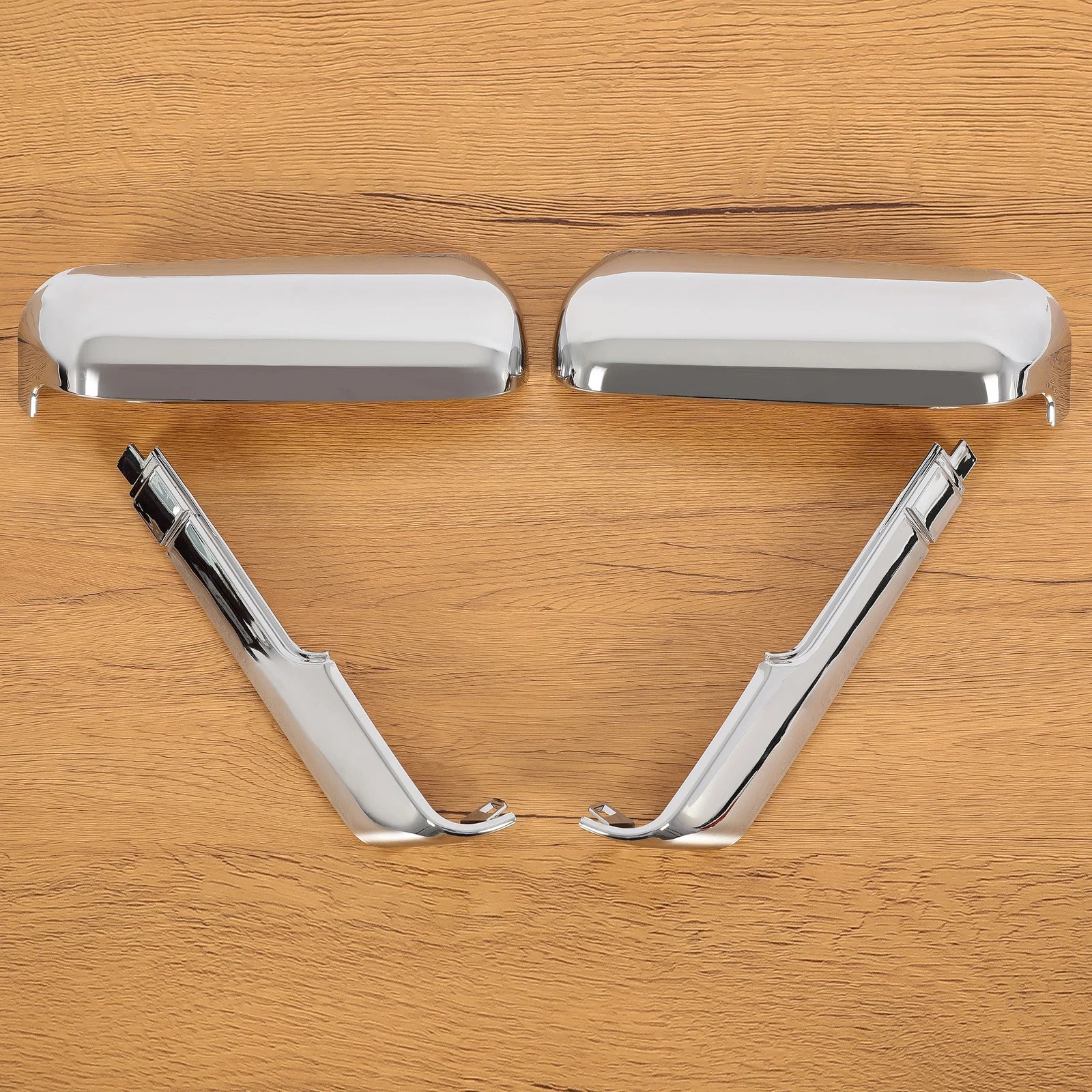 Chrome Top & Side Mirror Cover for Chevy Silverado GMC Sierra HD 2500 3500 (2020–2024)