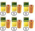 Set of 6 Engine Oil Filter Kits for Mercedes E250 GLK250 ML250 Sprinter