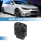 Door Lock Switch for Chevrolet Malibu (2008) No. 15835662 Black