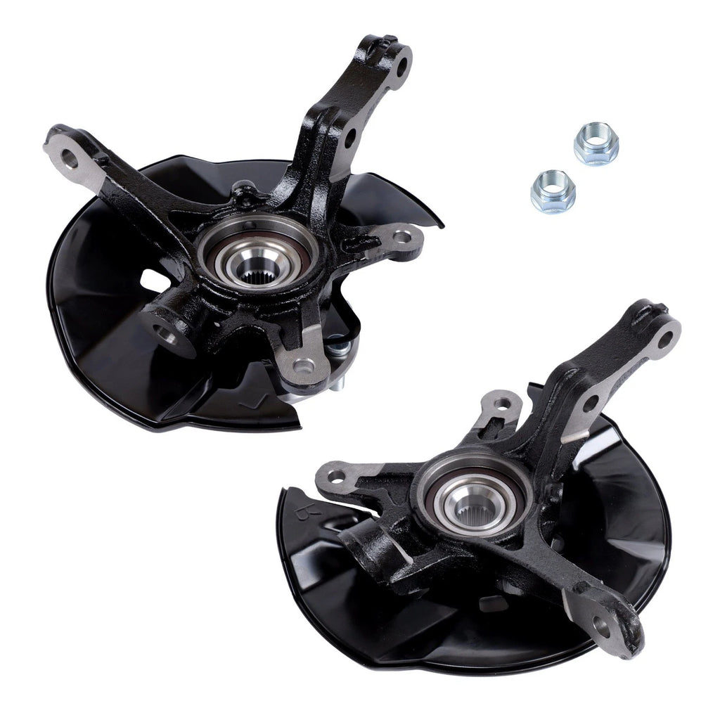 Set of 2 Front Steering Knuckle Wheel Bearing Hub Assembly for Honda Civic (2013–2015)