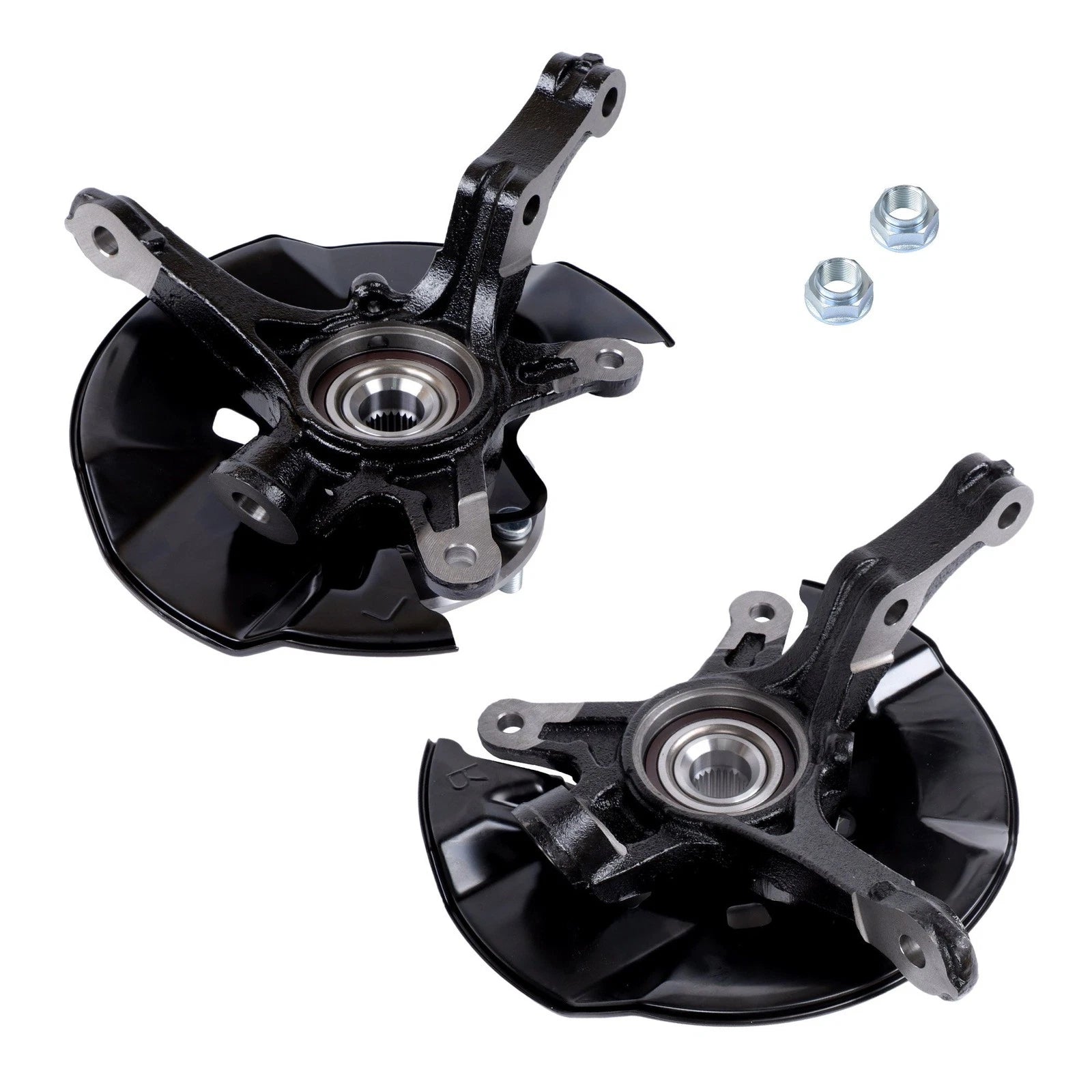 Set of 2 Front Steering Knuckle Wheel Bearing Hub Assembly for Honda Civic (2013–2015)