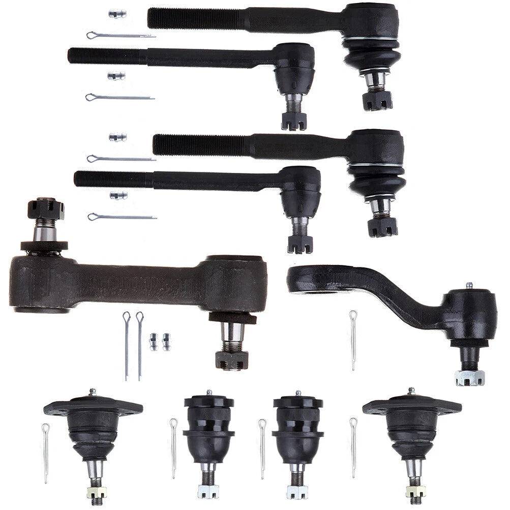 Set of 10 Front Tie Rods Ball Joints Suspension Kit for Chevy C10 Suburban (1975–1982)