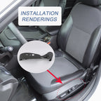 Power Seat Switch Panel Bezel Trim for Malibu (2013-2016) - Black