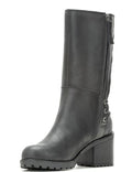 Aldona Black Fashion Boots for Harley-Davidson (Women's Size 11) D87268