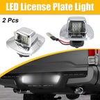 2X LED License Plate Light Lamp Assembly for Chevy C1500 C2500 (1990–1999)