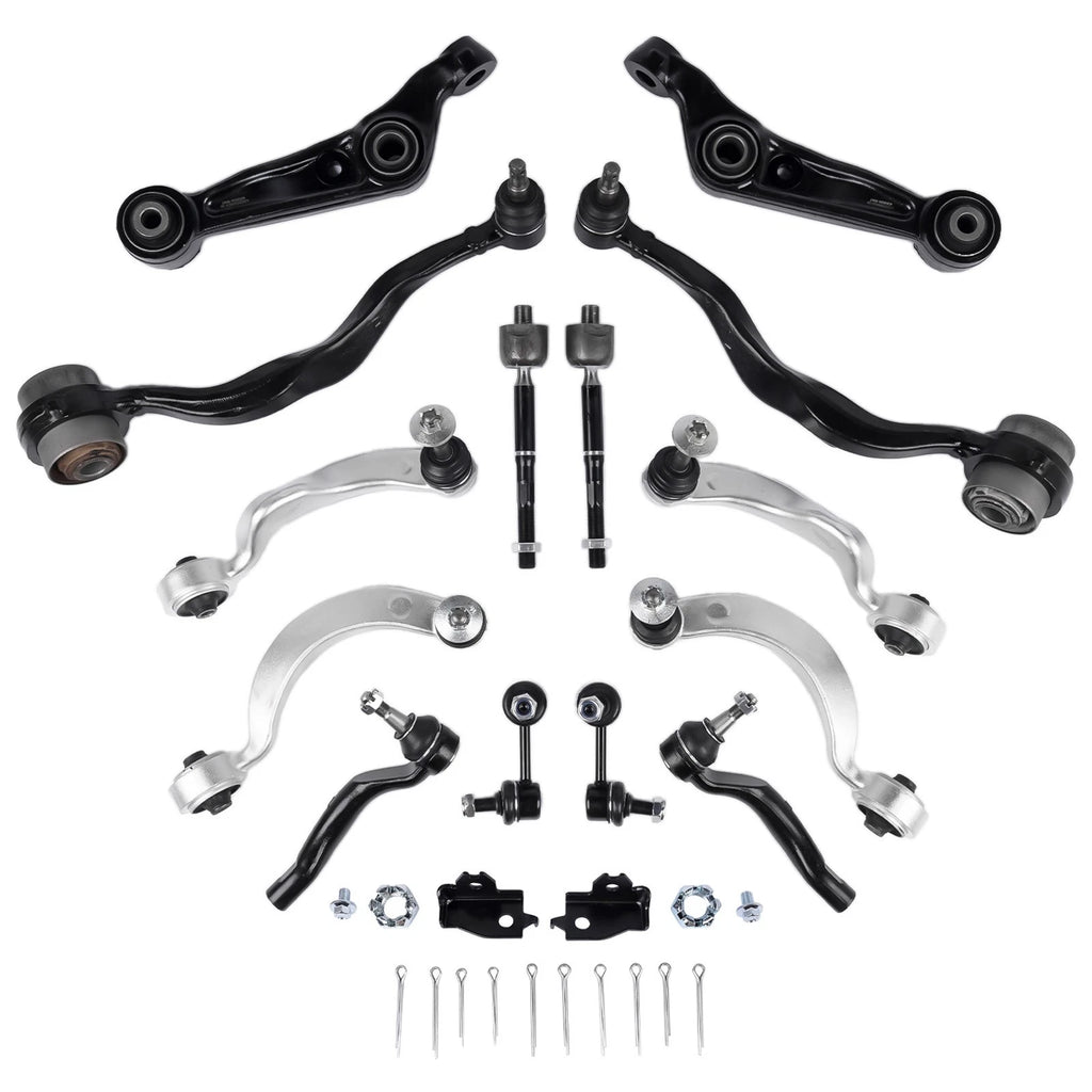 14X Control Arms & Tie Rod Kit for Lexus LS460 LS600H (2007–2017)