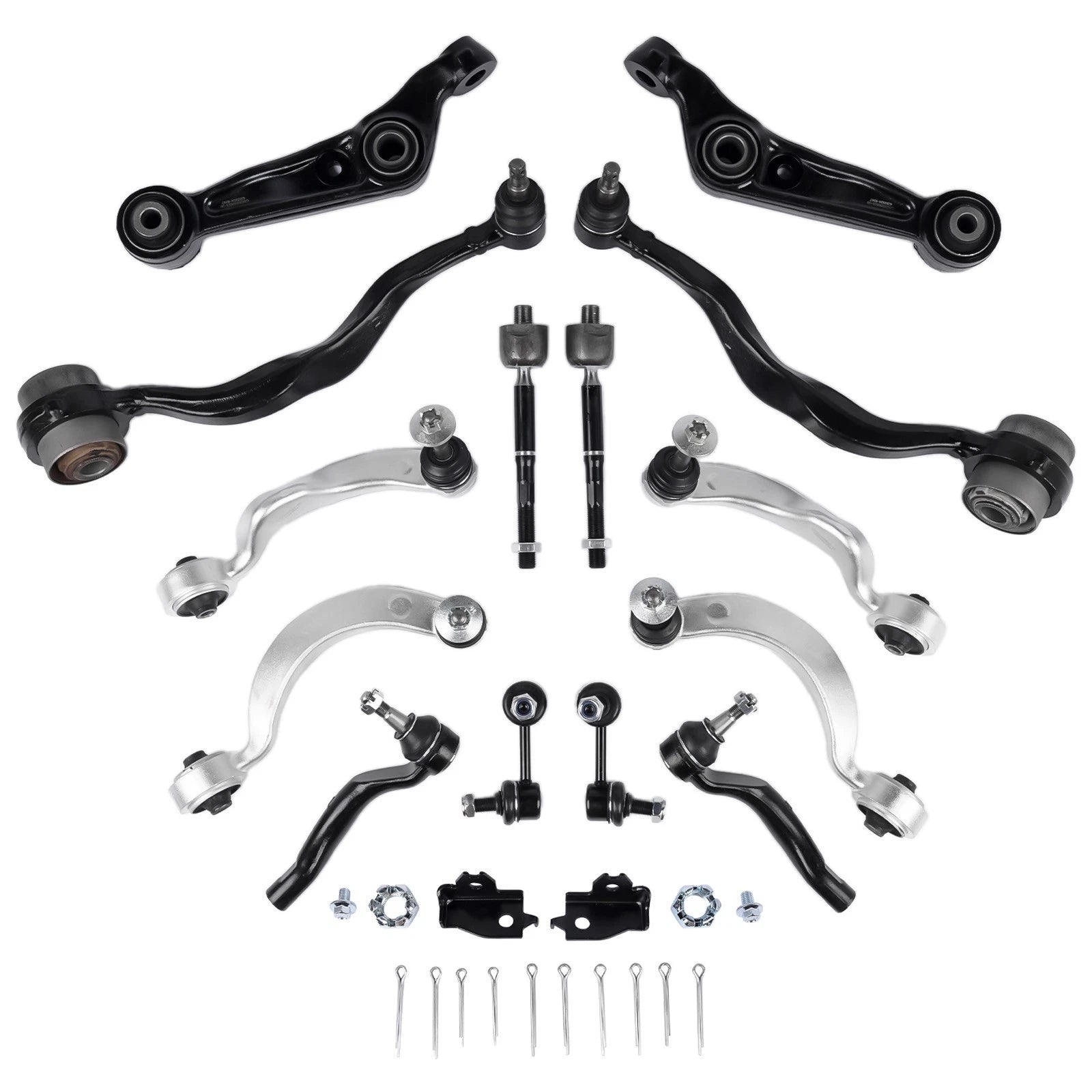 14X Control Arms & Tie Rod Kit for Lexus LS460 LS600H (2007–2017)